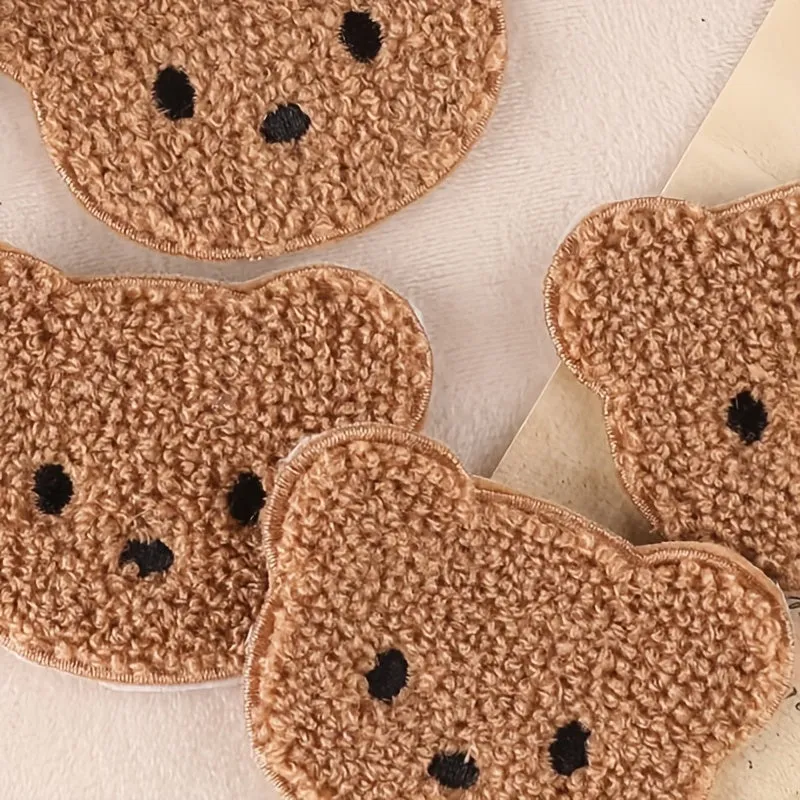 10 Cute Bear Embroidery Patches for Clothing and Accessories