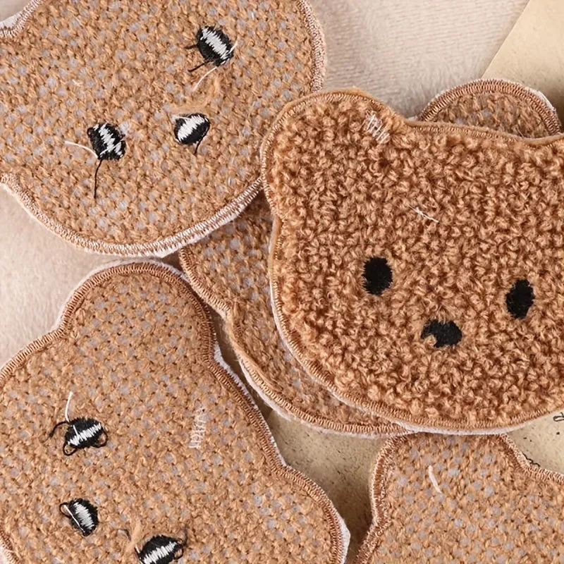 10 Cute Bear Embroidery Patches for Clothing and Accessories