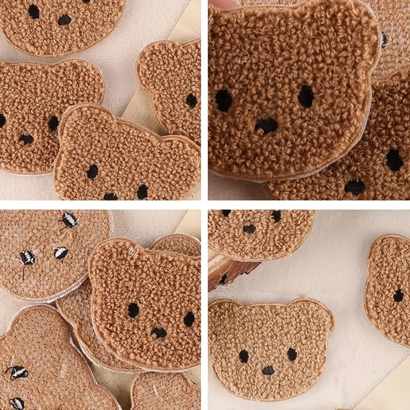 10 Cute Bear Embroidery Patches for Clothing and Accessories