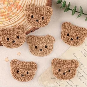 10 Cute Bear Embroidery Patches for Clothing and Accessories