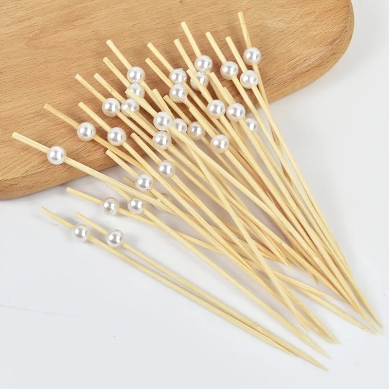 100pcs Wedding Party Fruit Picks for Buffet Cupcake Toothpicks