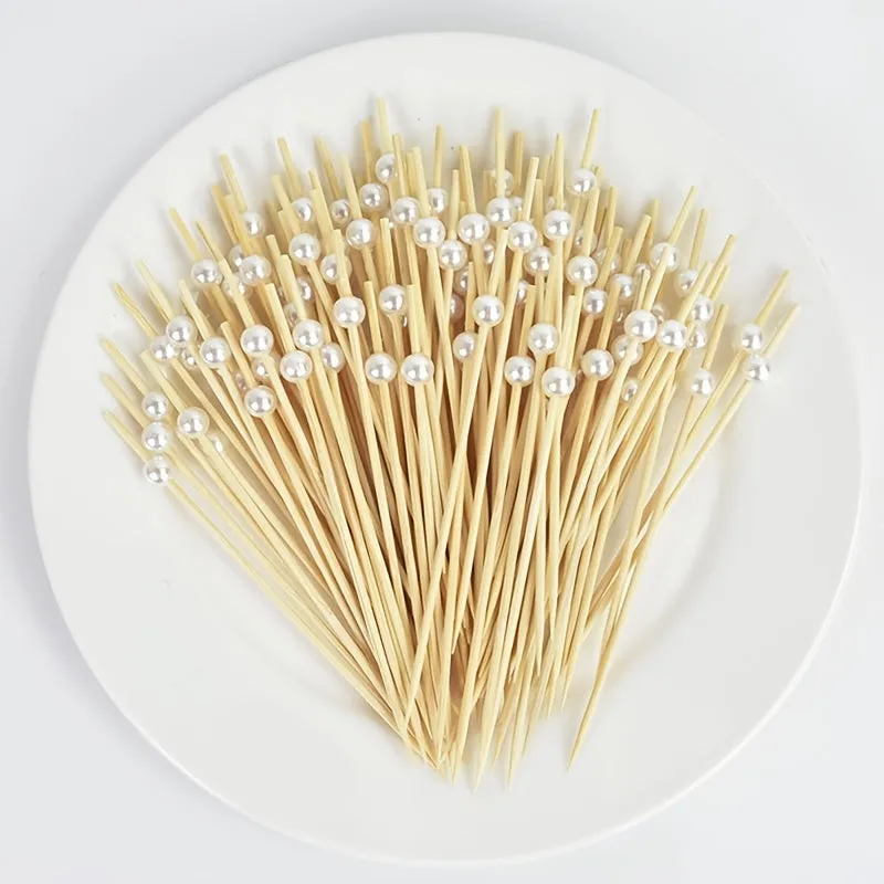 100pcs Wedding Party Fruit Picks for Buffet Cupcake Toothpicks