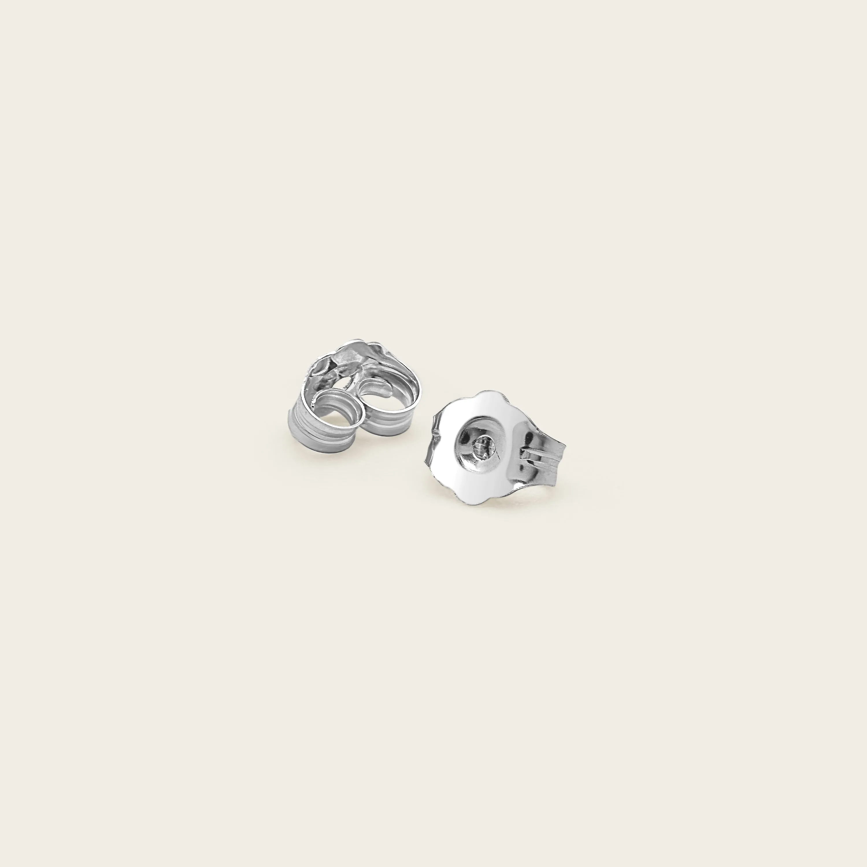 14k Solid Gold Mini Diamond Baguette Studs