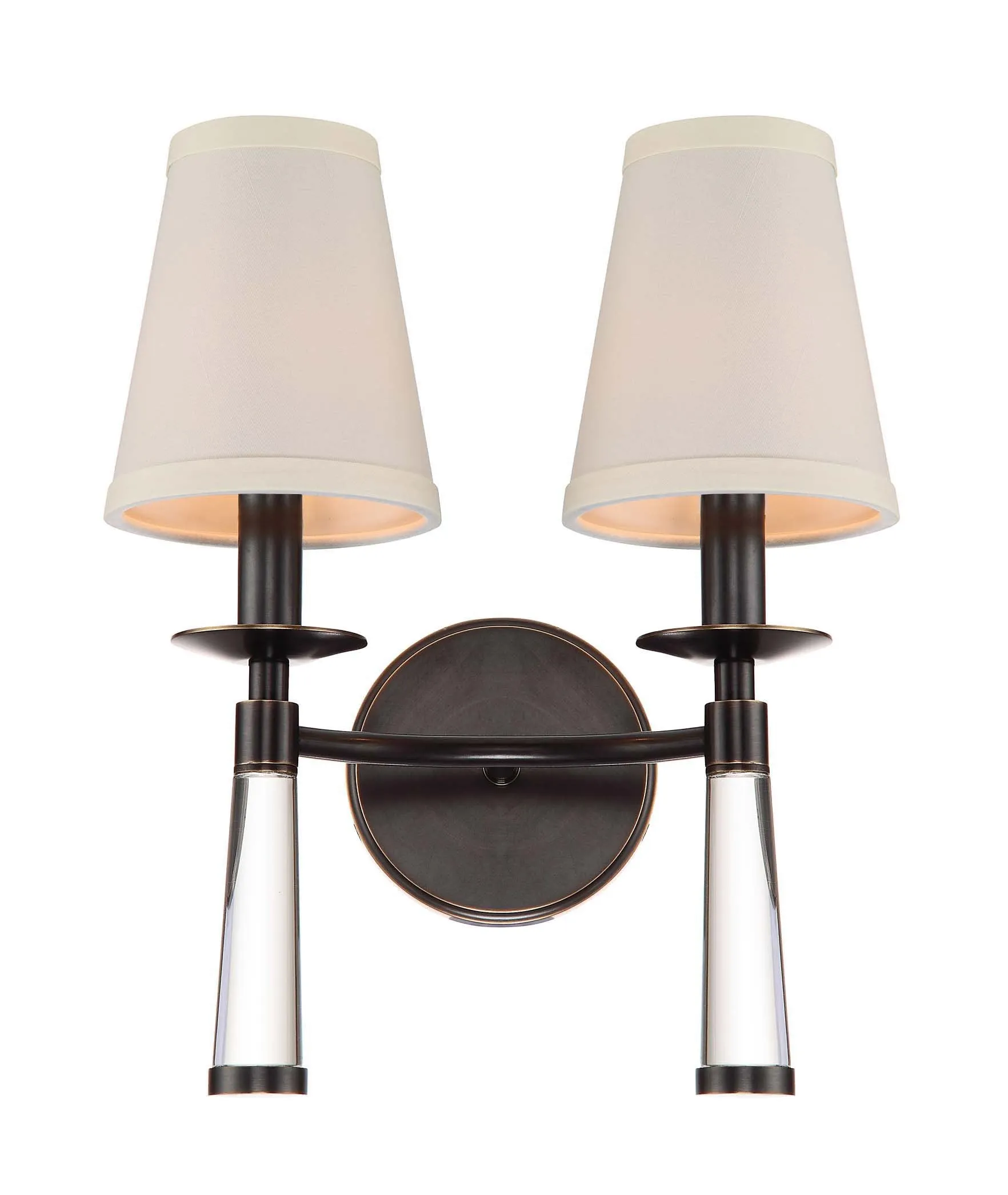 2 Light Oil Rubbed Bronze Transitional Sconce - C193-8862-OR