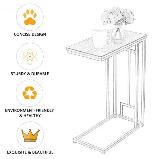 26" Solid Coffee Table End Table