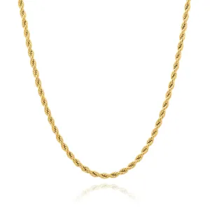 4mm Rope Chain (Gold)