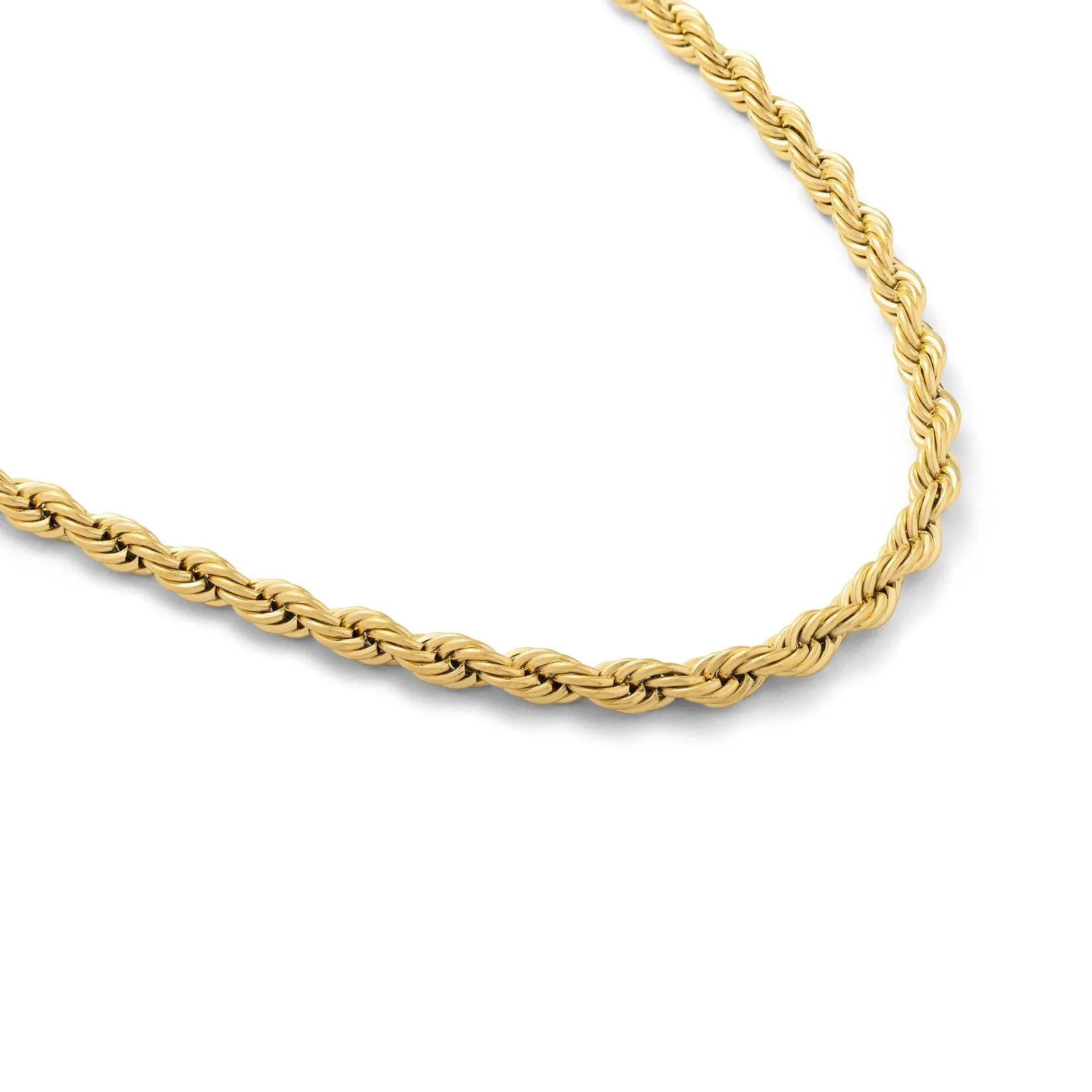 4mm Rope Chain (Gold)