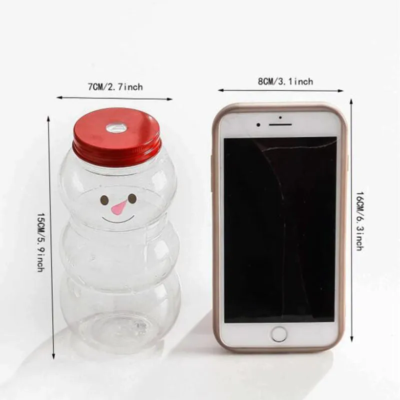 500ml Snowman Shaped Christmas Tumbler  Strawless Design