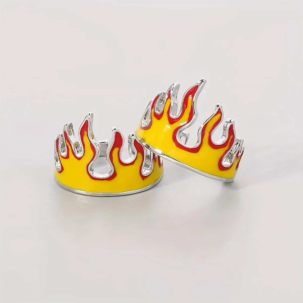 510 Word Product Title Stylish Flame Ring Perfect Gift for HimHer Any Occasion