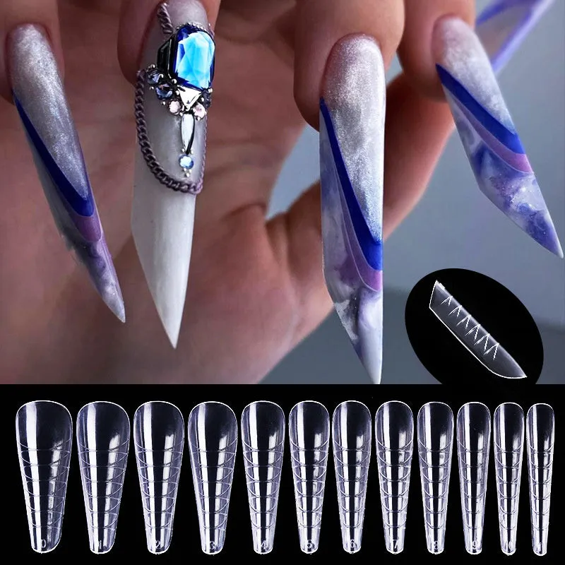 60 Nail Dual Forms for Perfect Nail Extensions with Scale