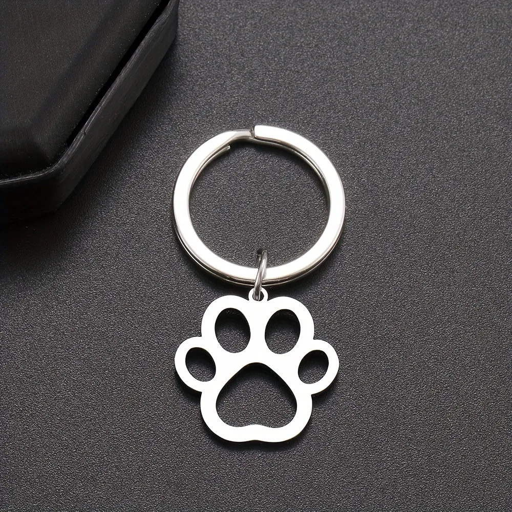 Adorable Animal Paw Keychain for Pet Lovers on the Go