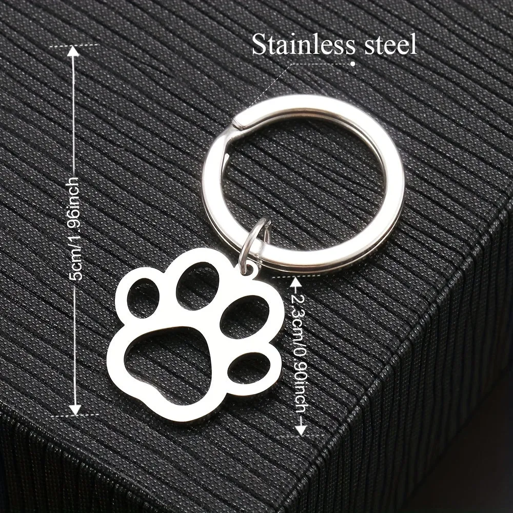 Adorable Animal Paw Keychain for Pet Lovers on the Go