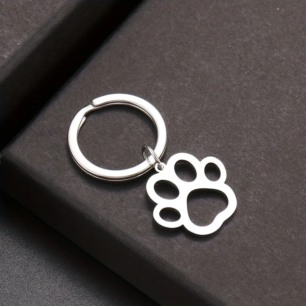 Adorable Animal Paw Keychain for Pet Lovers on the Go