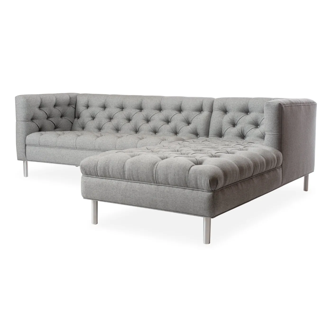 Baxter Deep Chaise Sectional Right Arm Facing