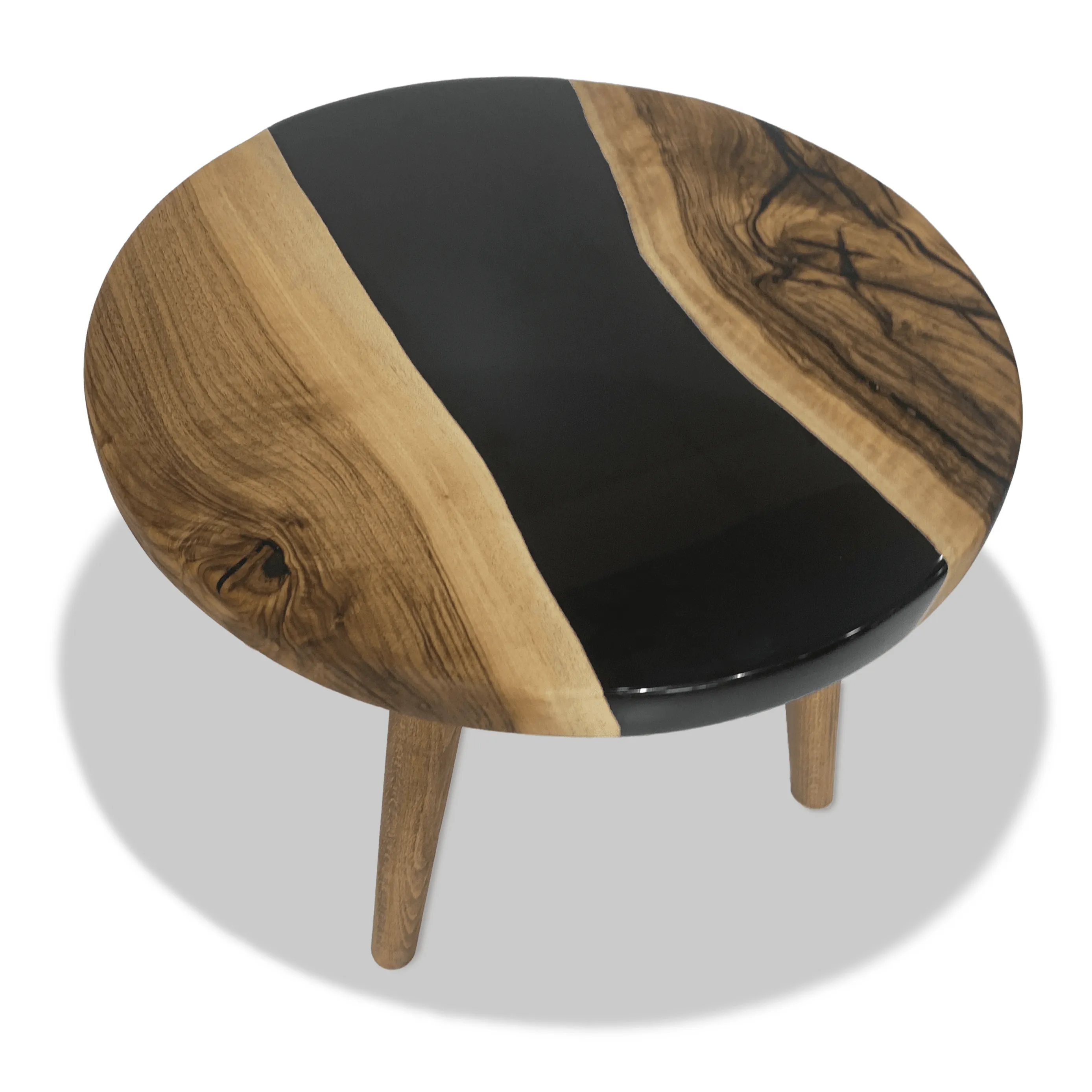 Black Gamba di Legno Walnut Wood Coffee Table