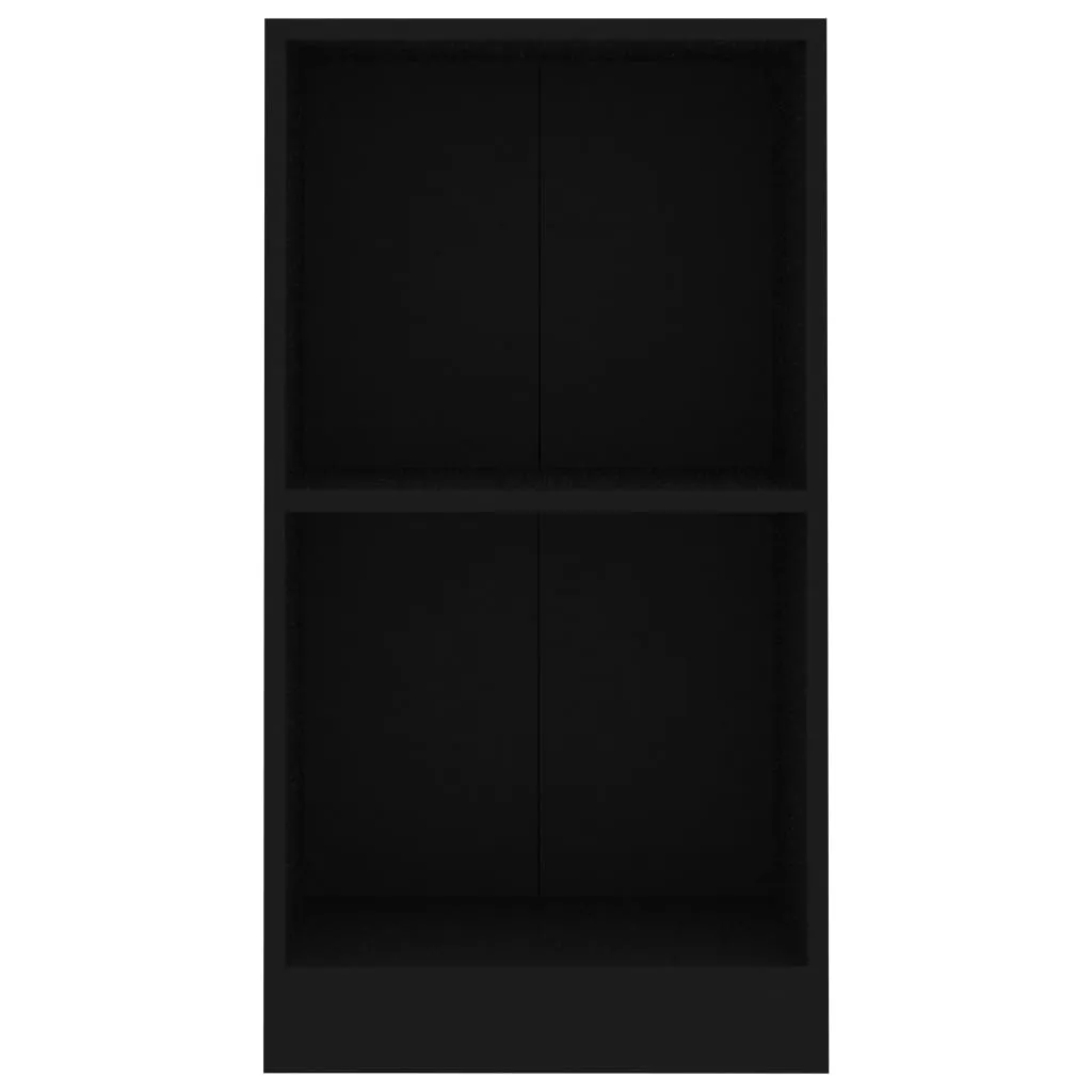 Bookshelf Black 40x24x75 cm Engineered Wood