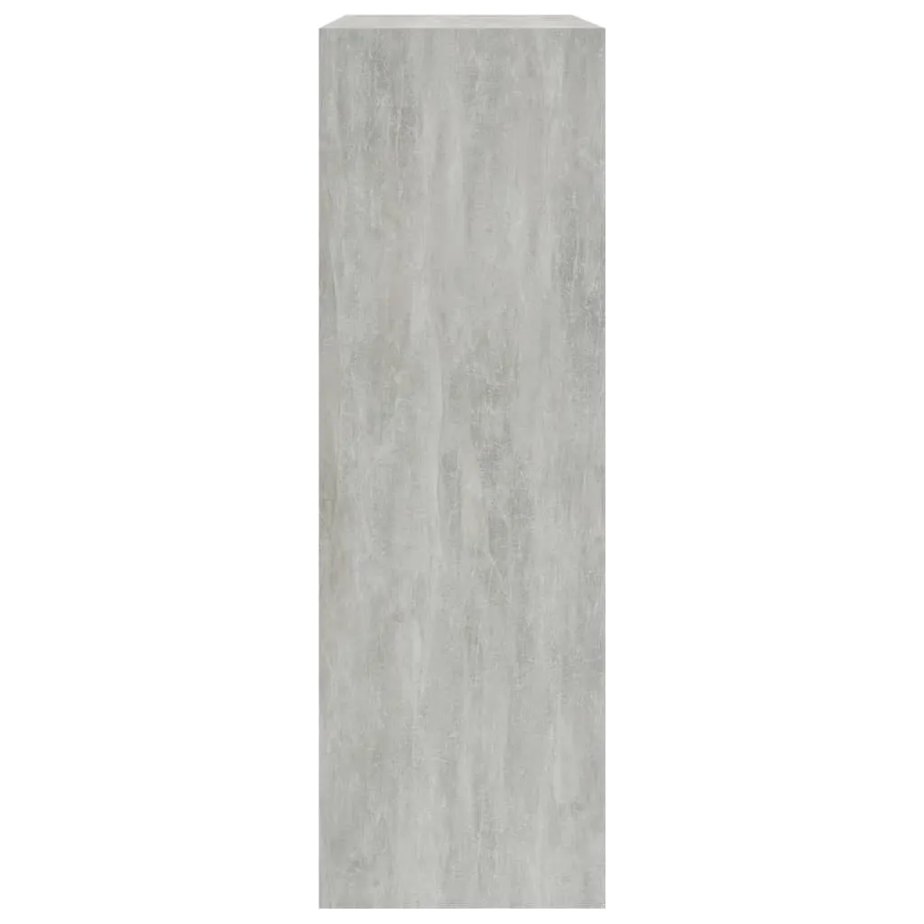 Bookshelf Concrete Grey 60x24x74.5 cm Engineered Wood