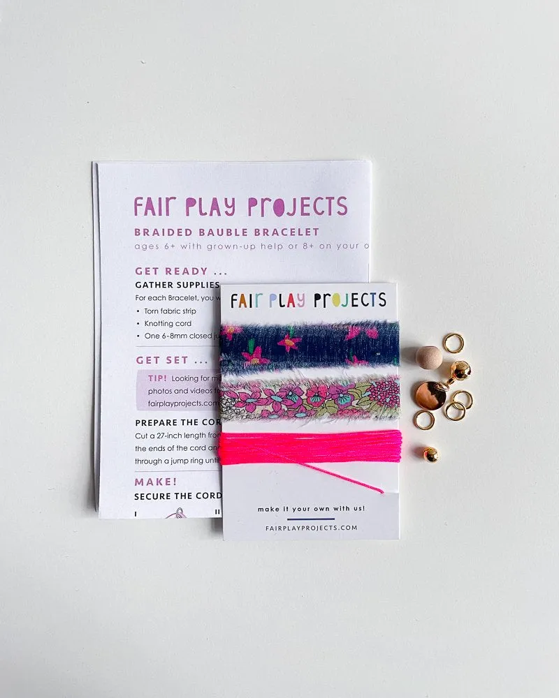 Braided Bauble Bracelet Kits | Fair Play Projects