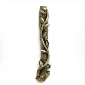 Brass Vine Mezuzah by Emily Rosenfeld Judaica