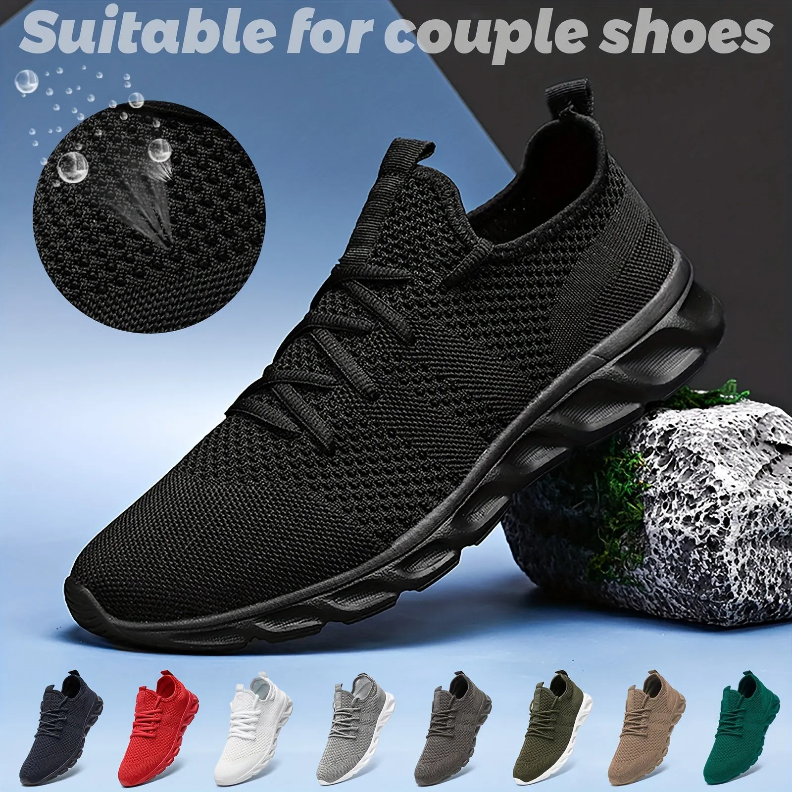 Breathable Lightweight Mens Running Shoes Perfect for Spring and Summer