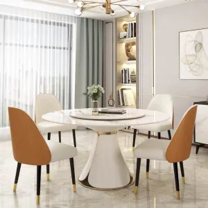 Capella II Sintered Stone Round Dining Table