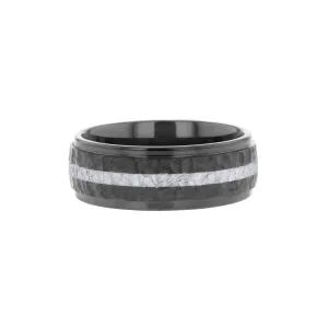 Carpenter Black Ceramic Wedding Ring