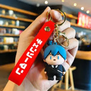 Chainsaw Man | Aki Hayakawa | Silicone Lanyard Keychain