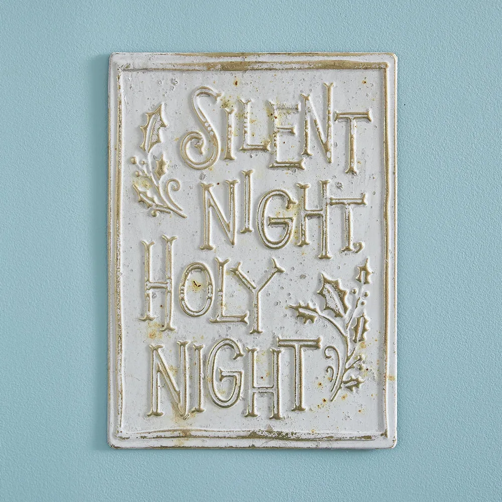 Cozy 'Silent Night' Wall Art