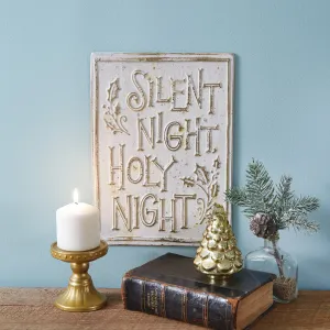 Cozy 'Silent Night' Wall Art