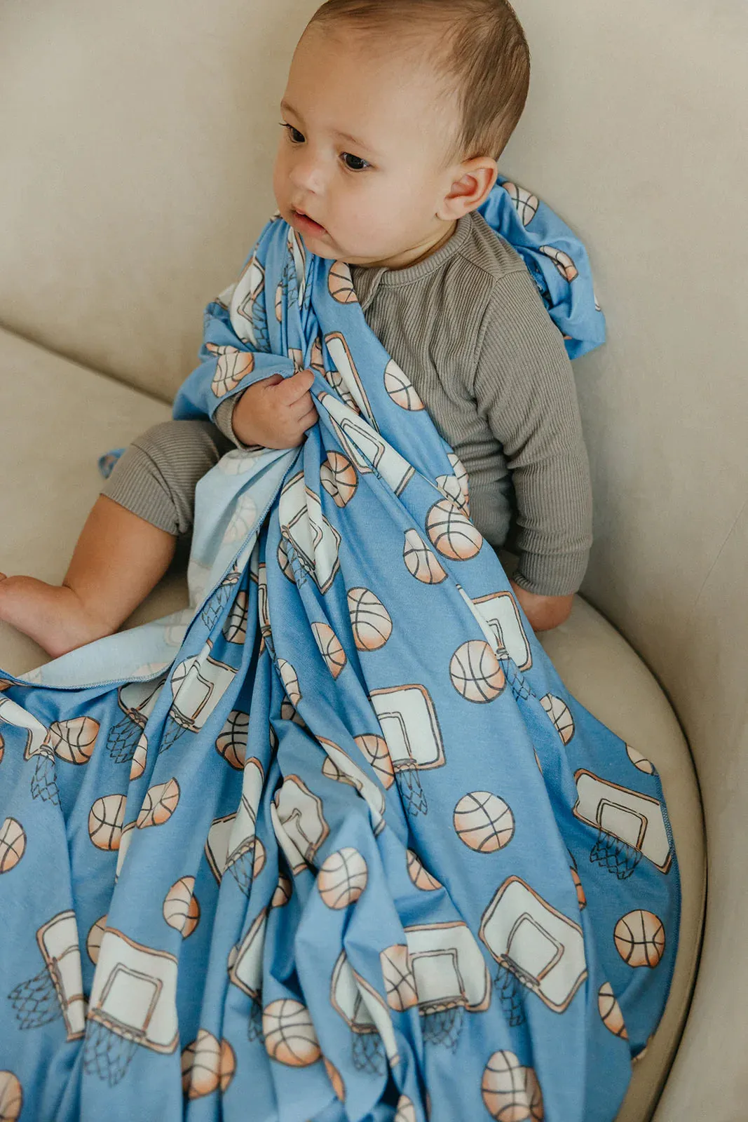 Dunk Knit Swaddle Blanket