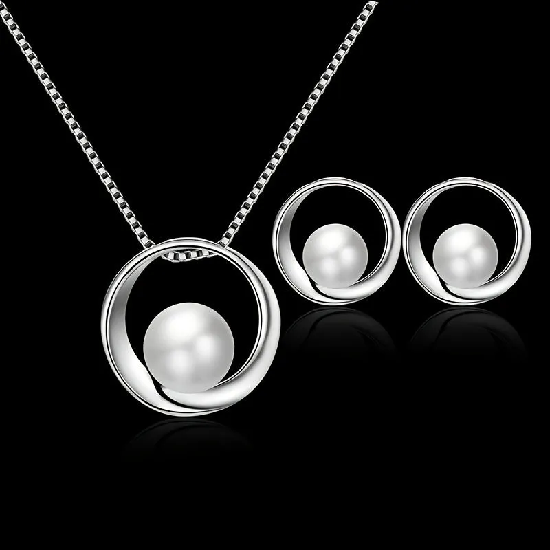 Elegant Faux Pearl Jewelry Set for Bridesmaids  Perfect Gift