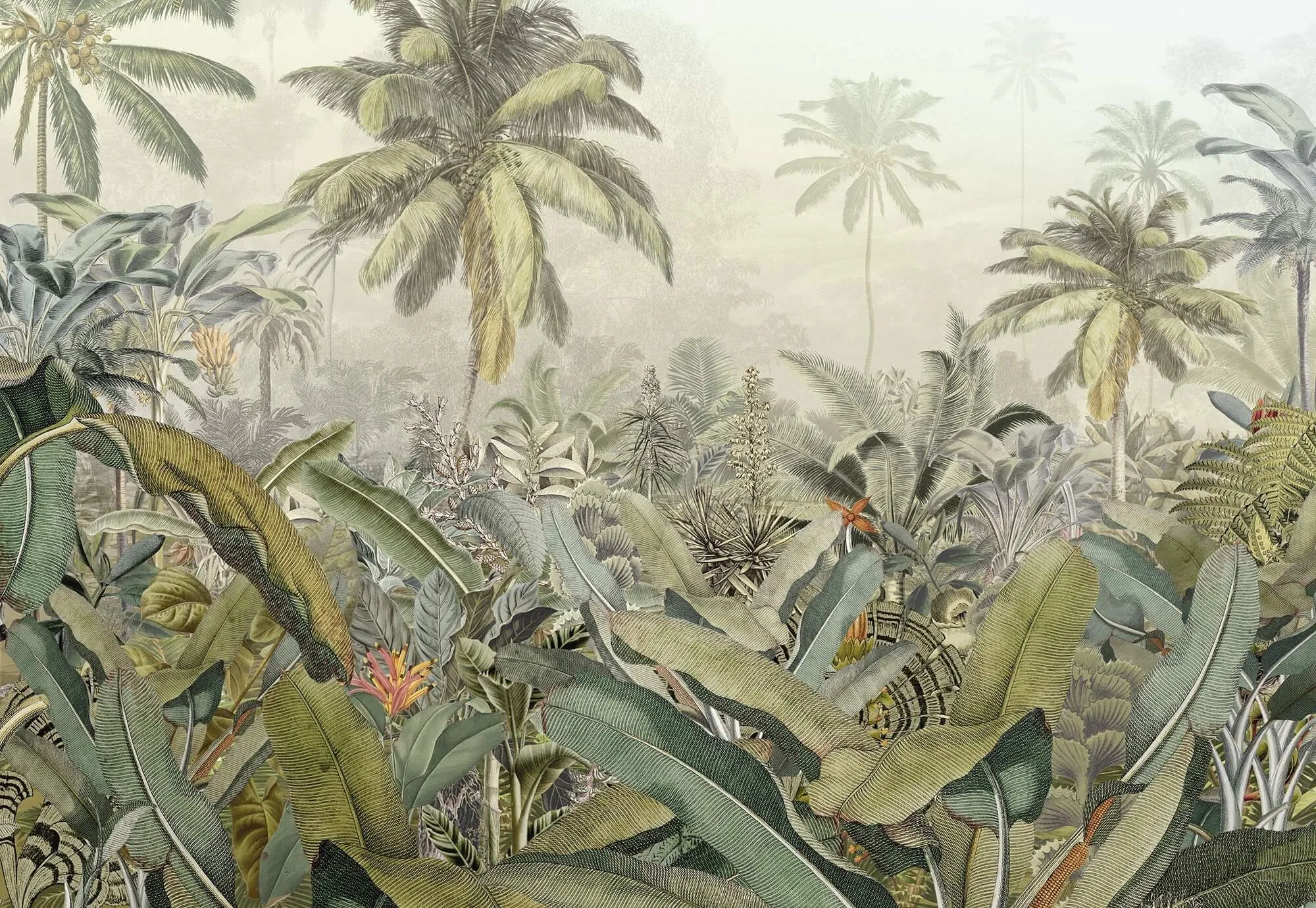 Frais Caribbean Mural Wallpaper