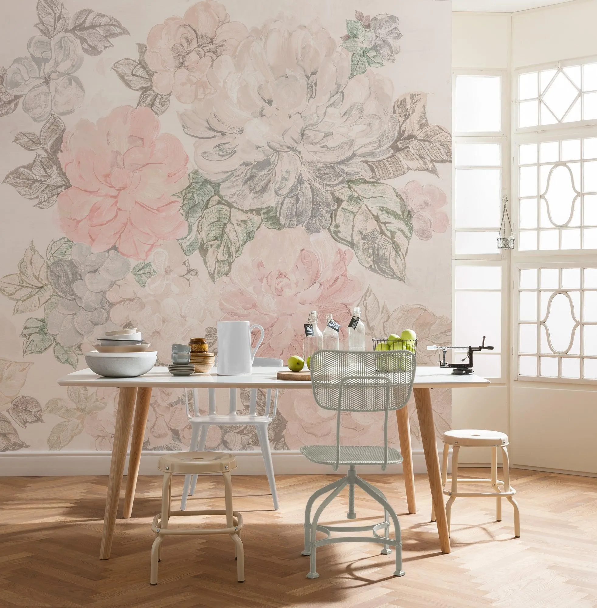 Gardenia Mural Wallpaper