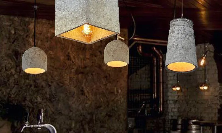 Georgia Concrete Hanging Lights