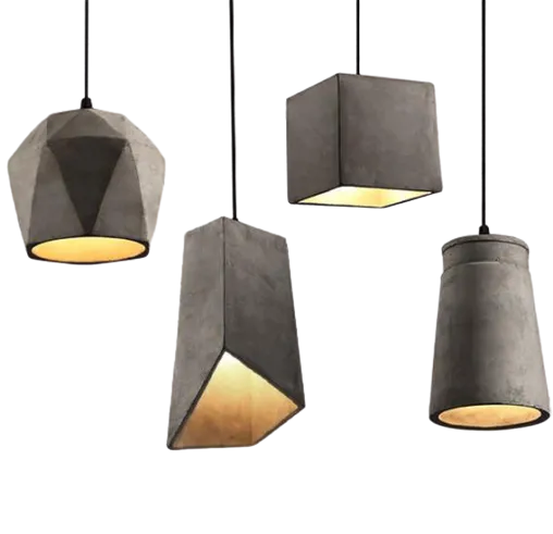 Georgia Concrete Hanging Lights