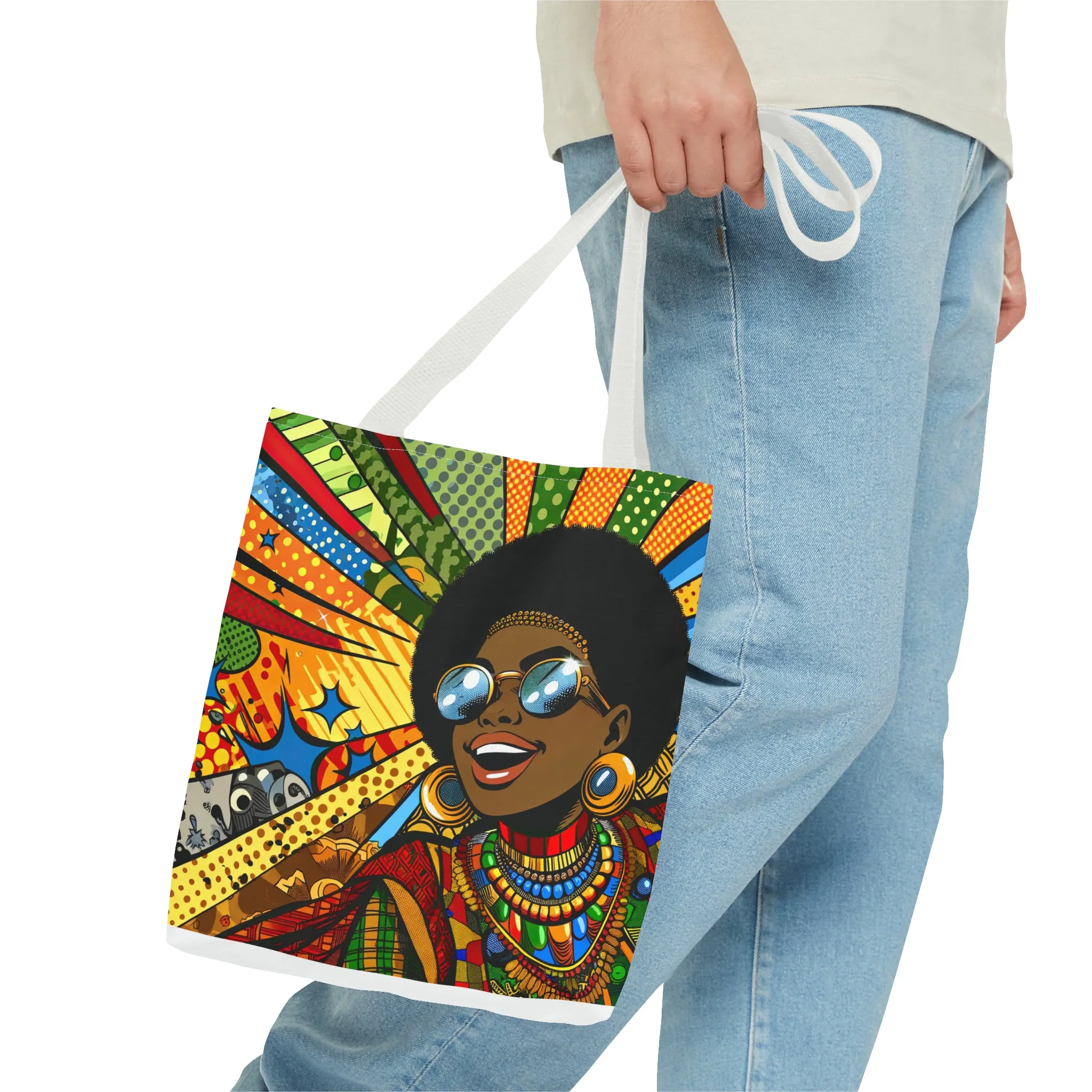 Girl Power Comic Tote Bag