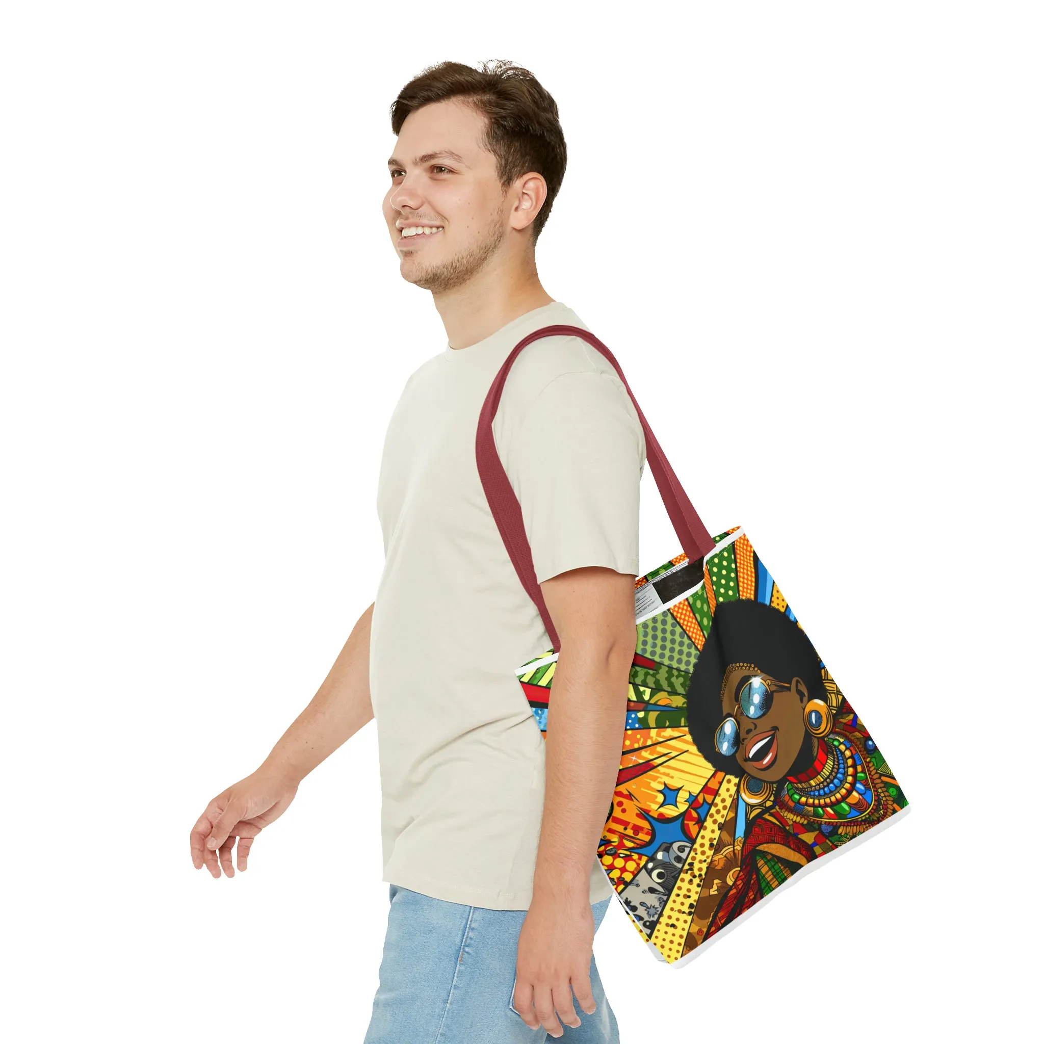 Girl Power Comic Tote Bag