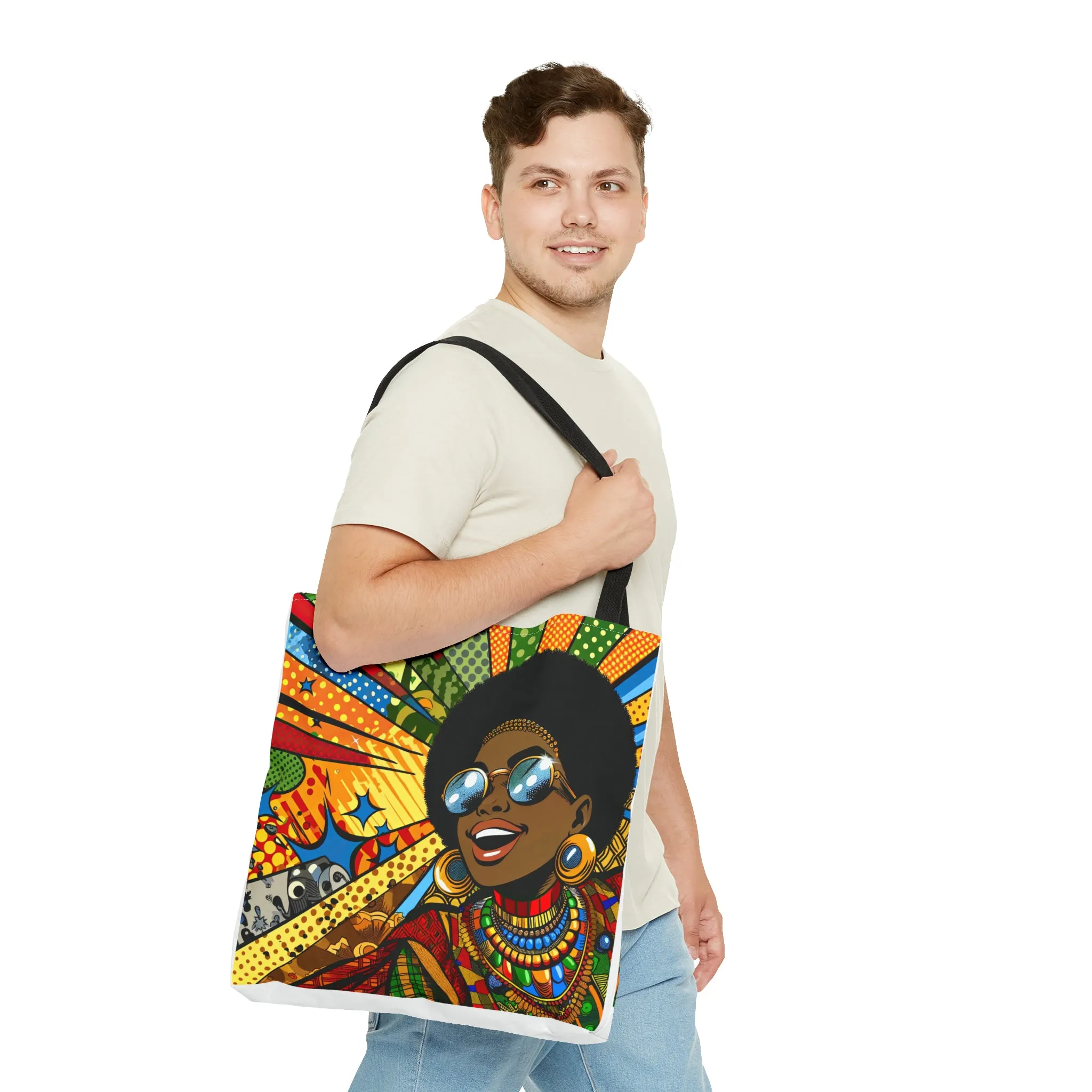 Girl Power Comic Tote Bag