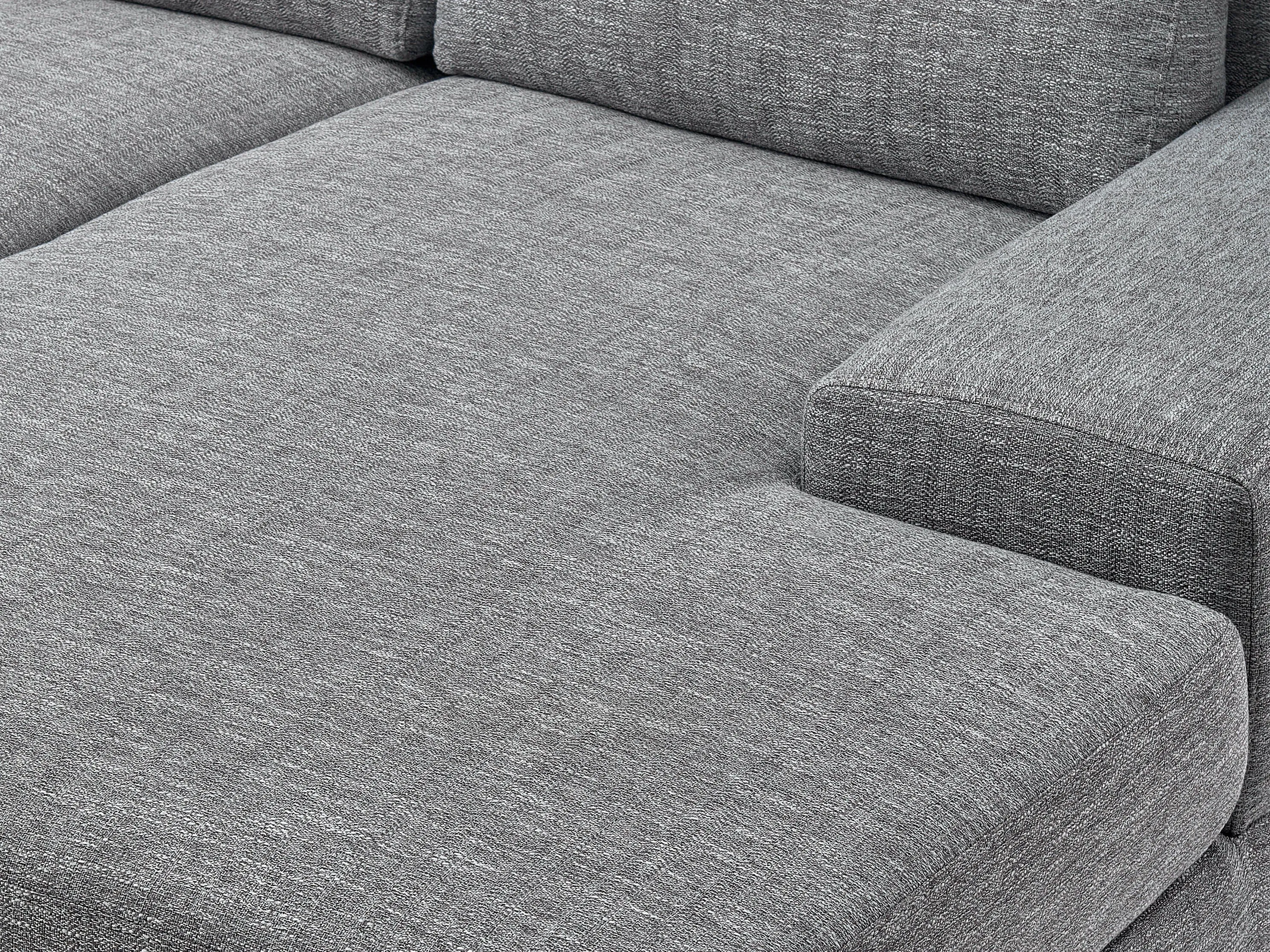 Grey Modern Right Facing Sectional Sofa