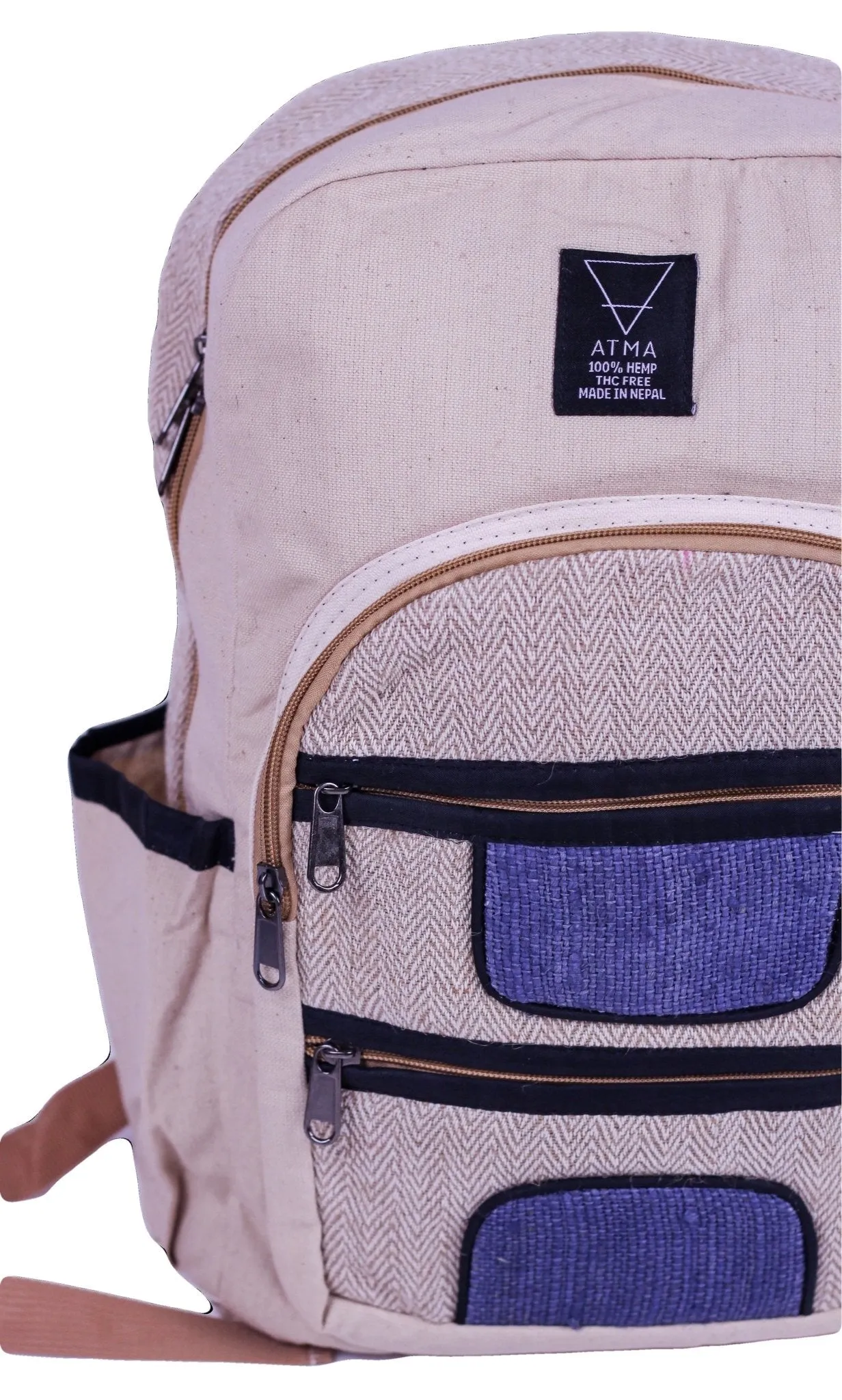 Handmade Hemp Backpack || Sustainable Vegan Line - BP5153