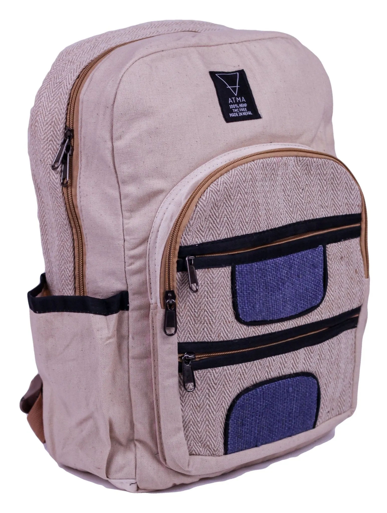 Handmade Hemp Backpack || Sustainable Vegan Line - BP5153