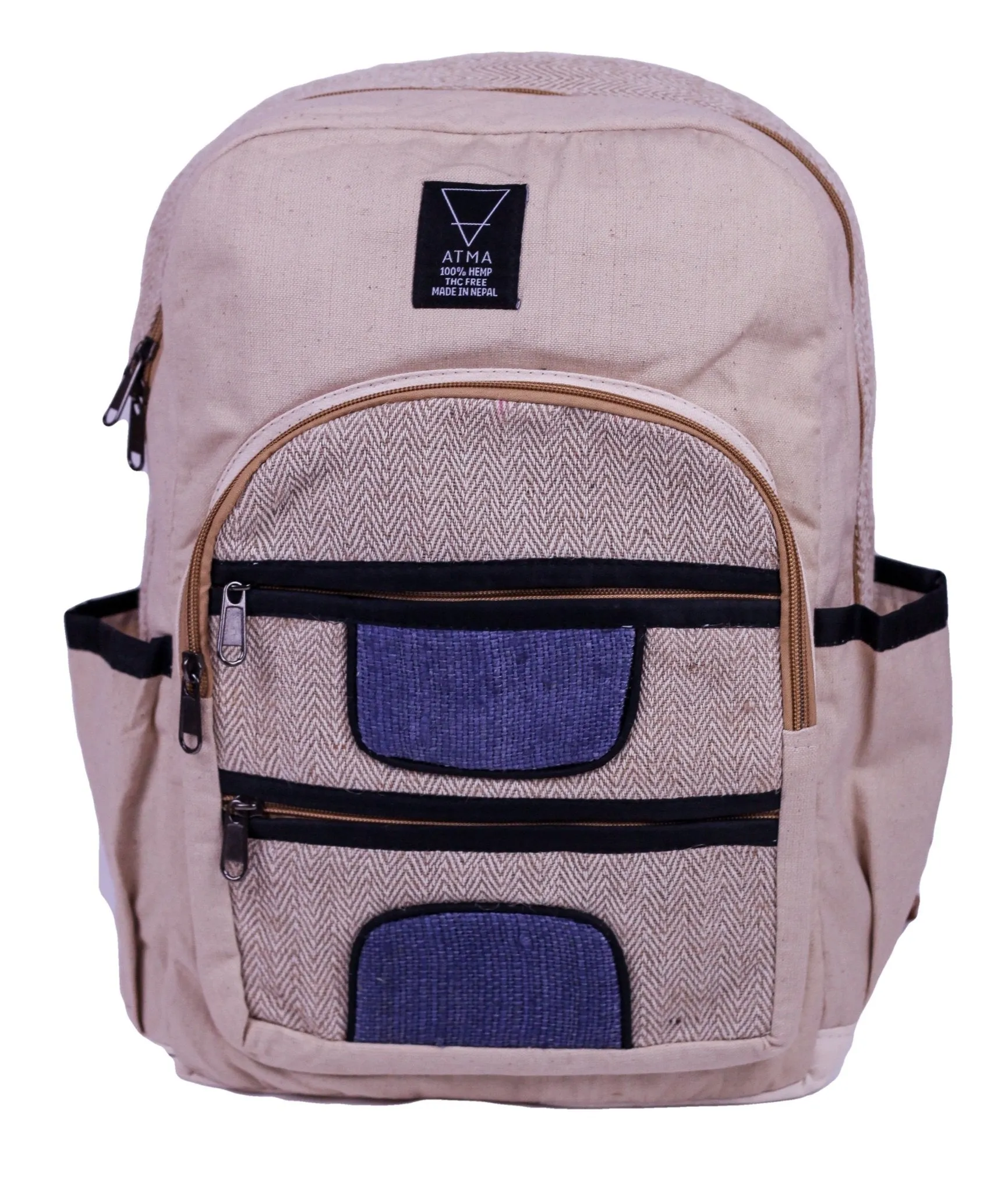 Handmade Hemp Backpack || Sustainable Vegan Line - BP5153