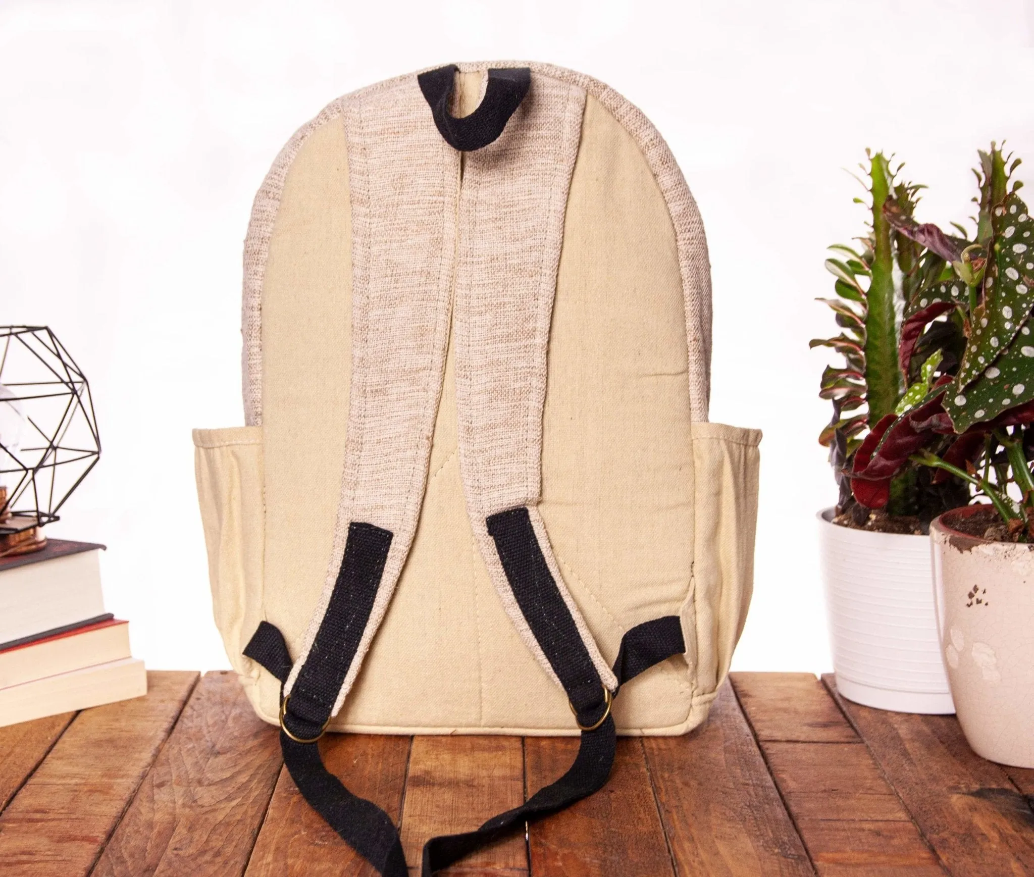 Handmade Hemp Backpack || Sustainable Vegan Line || Hazel 5077