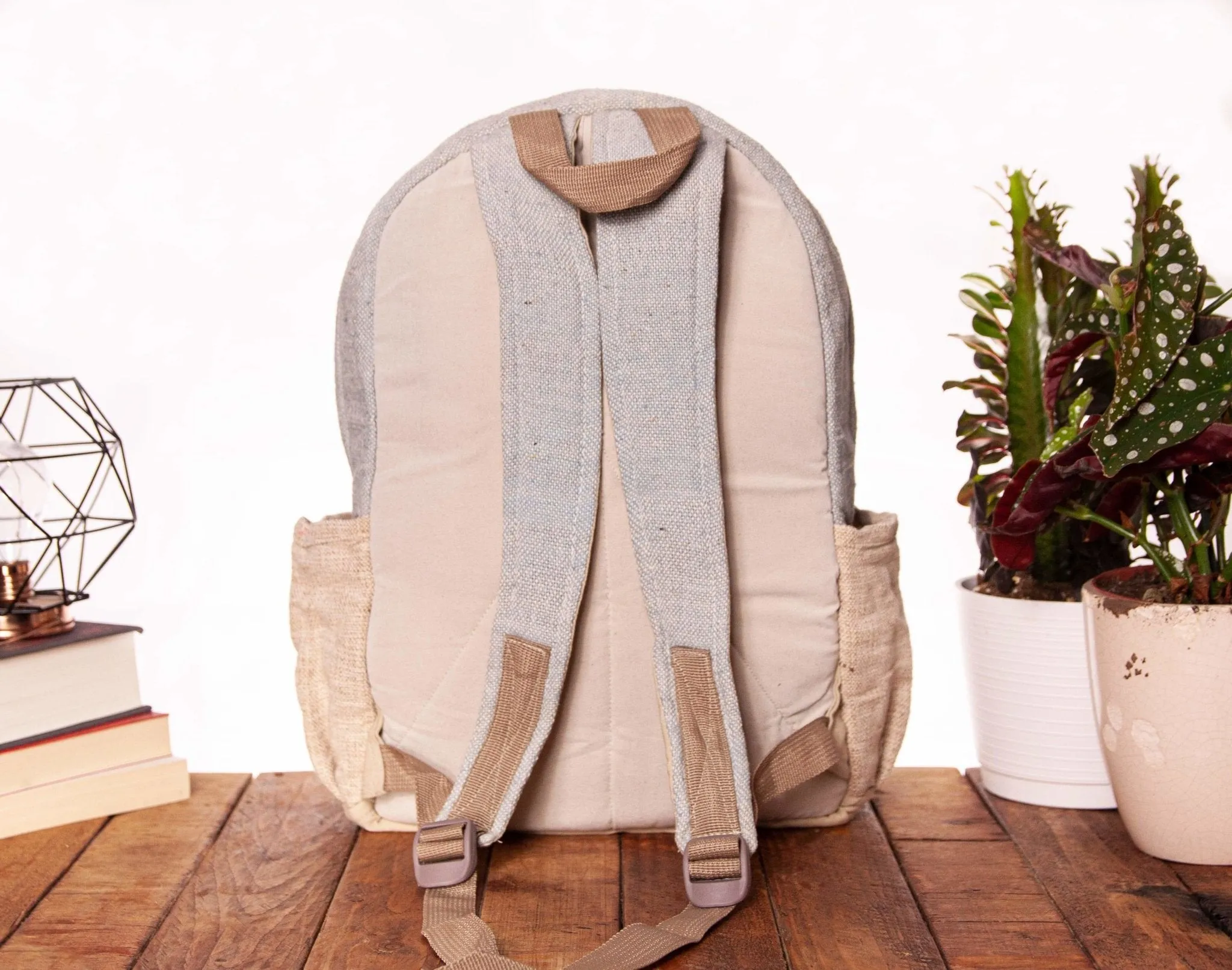 Handmade Hemp Backpack || Sustainable Vegan Line || Poplar