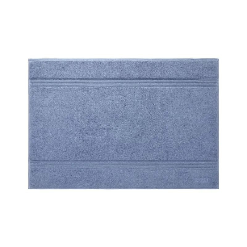 Hugo Boss Luxury LOFT Skye Blue Plush Bath Mat