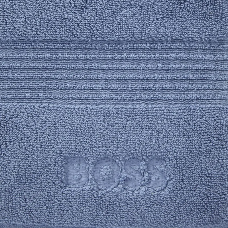 Hugo Boss Luxury LOFT Skye Blue Plush Bath Mat