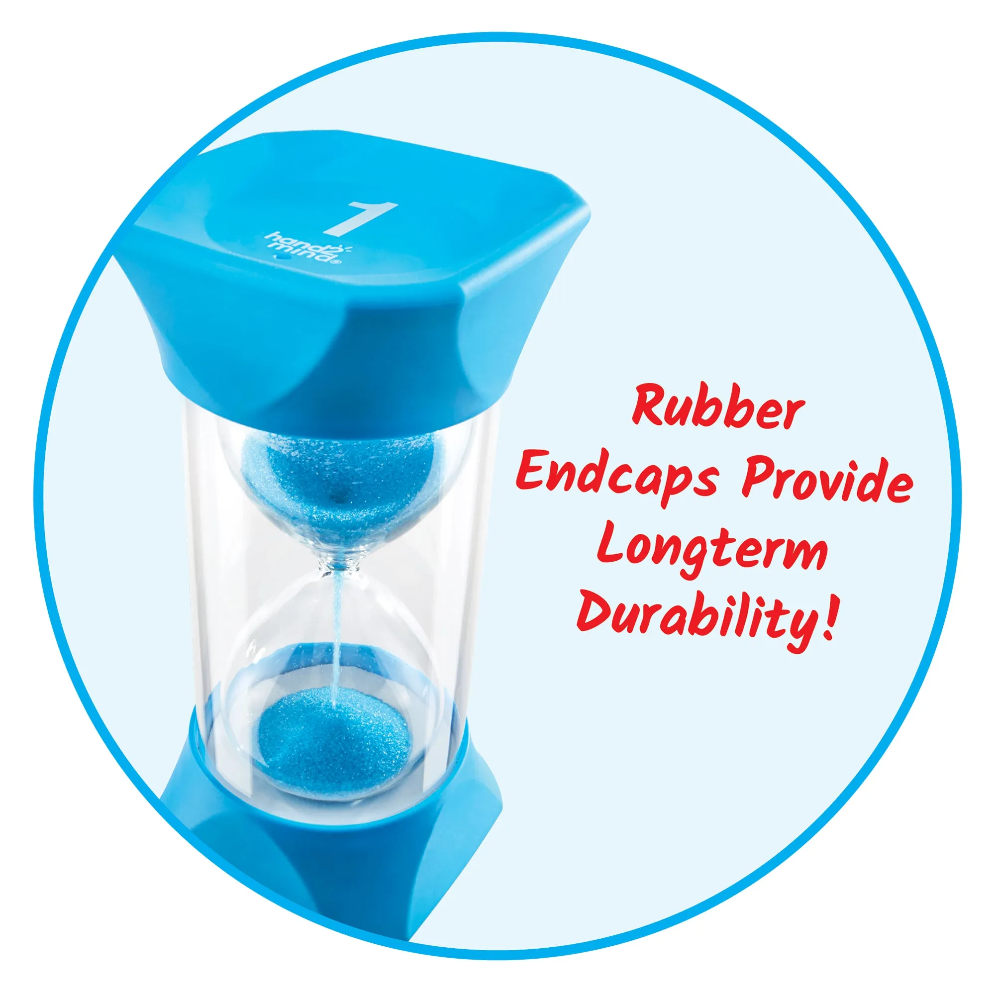 Jumbo Sand Timer Blue: 1 Minute Timer