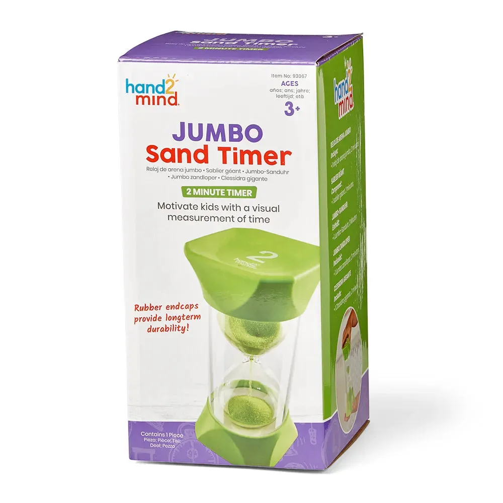 Jumbo Sand Timer Green: 2 Minute Timer