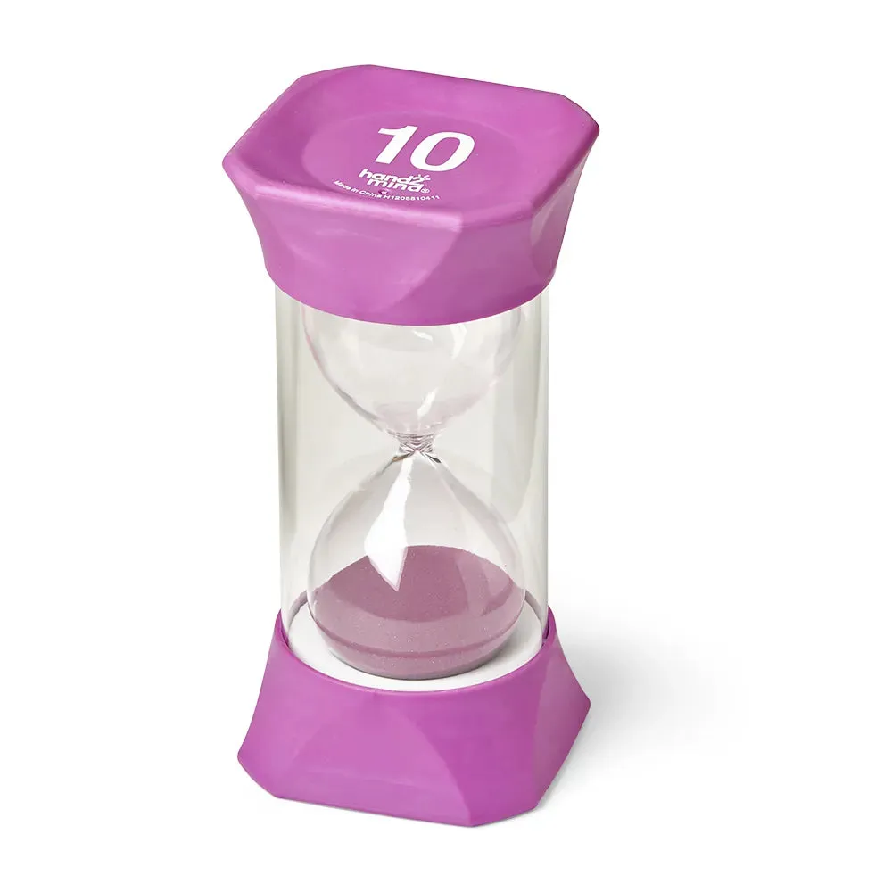 Jumbo Sand Timer Purple: 10 Minute Timer