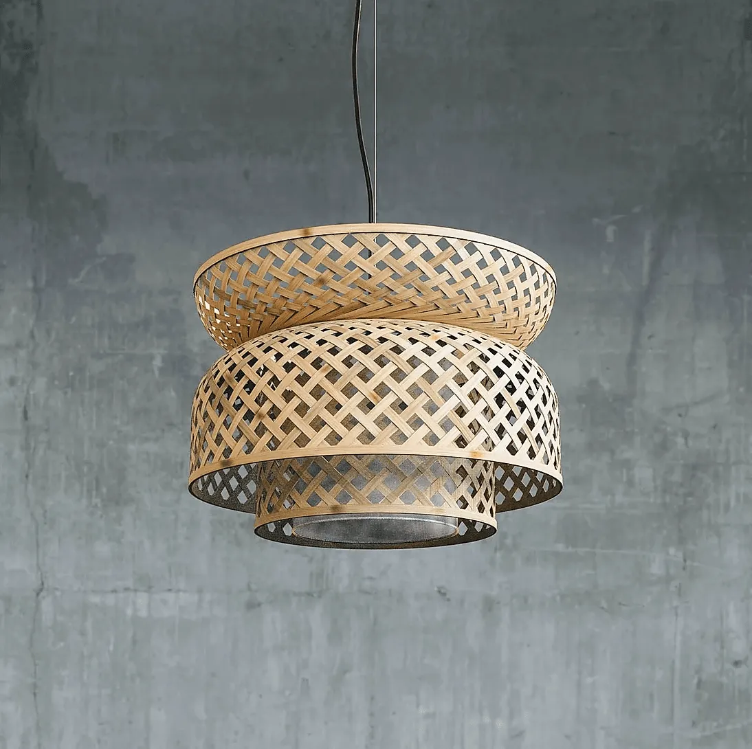 Lotus Bamboo Pendant Lamp